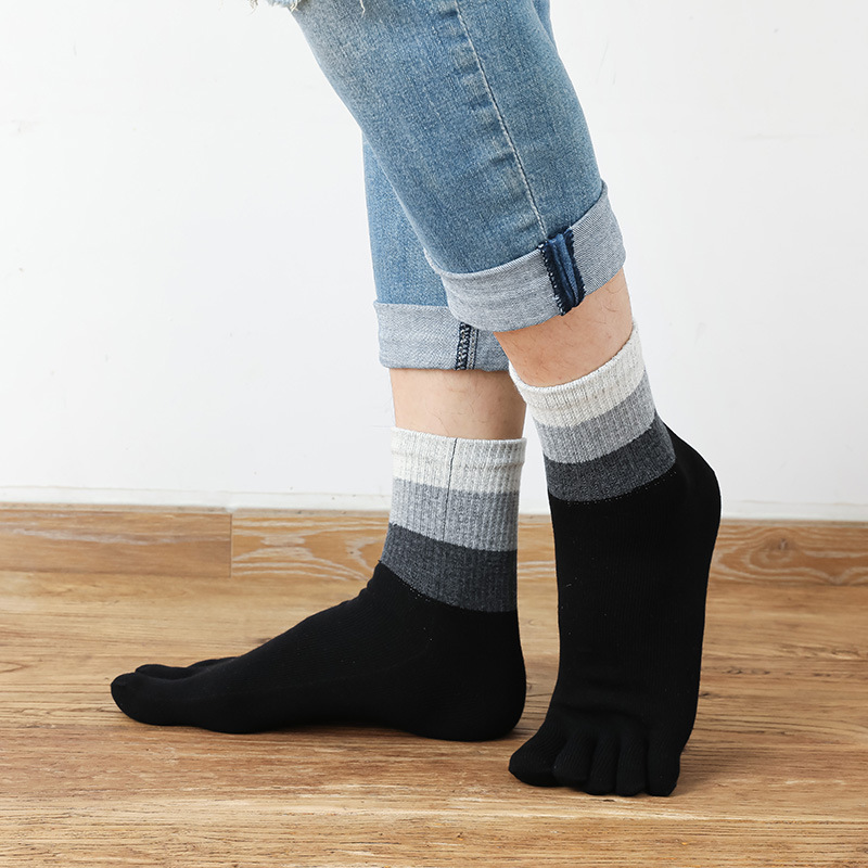 Toe Socks Autumn Winter Men